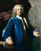 Portrait of a Gentlemen in Blue Jacket, Jacopo Amigoni